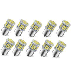 SMD-S25-3054 - 10db-os 21W 1156-54SMD - fehér - 12V