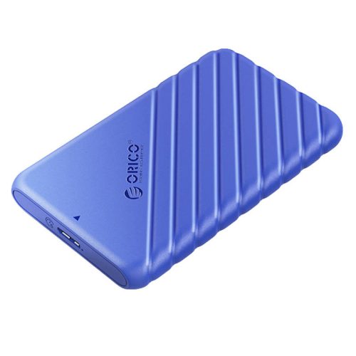 Orico 2,5" HDD / SSD ház, 5 Gbps, USB 3.0 (kék)