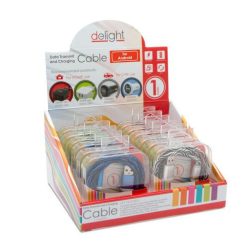 Delight 55439 Micro USB Adat- és Töltőkábel, 1 m