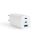 Delight Hálózati Adapter USB + Type-C PD45W Gyorstöltéssel (Fehér)