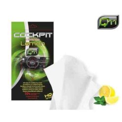   Q11 műszerfaltisztító és ápoló kendő – Citrom illat – 30 db