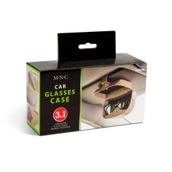 MNC csipeszes szemüveg- és kártyatartó, bézs