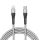 Delight 55434-1 iPhone Lightning - USB Type-C Adat- és Töltőkábel, 1 m, Szürke
