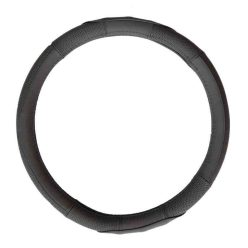 Kormányvédő – 37-39cm – szürke bőr – 95064