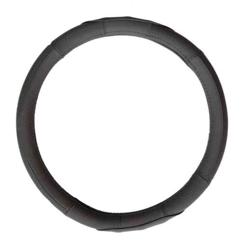 Kormányvédő – 37-39cm – szürke bőr – 95064