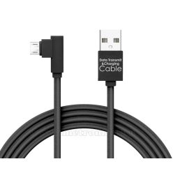   Delight 55444M-BW Micro USB Adat- és Töltőkábel, 2 m, Fehér