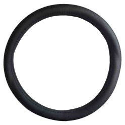   Kormányvédő bőr hatású szellőző fekete 40-42cm – 3814 / HB23518B/BK