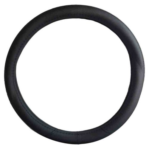 Kormányvédő bőr hatású szellőző fekete 40-42cm – 3814 / HB23518B/BK