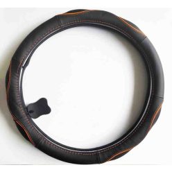 Kormányvédő HD bőr narancs/fekete – 5057A