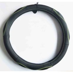 Kormányvédő HD bőr zöld/fekete – 5057A