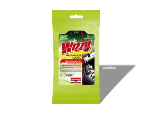 Wizzy műszerfalápoló kendő – fényes hatású, 15 db / csomag