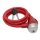 Kerékpárzár – 10mm x 120cm – piros – 57077RD