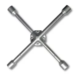 Erősített keresztkerékkulcs, 17-19-21-23 mm SZR-51935T