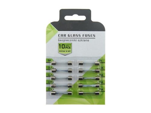 Biztosíték készlet üveg nagy 30mm/10db – W08533, 17242, 58399