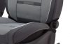 Ford Ii Hatchback Neptunus  Bőr/Szövet Méretezett Üléshuzat -Szürke- 2Db Első Ülésre