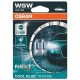 Osram, IZZÓ 12V 5W KÉK W5W PÁR COOL BLUE NEXT GEN