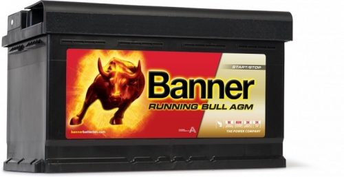 Banner Running Bull AGM Akkumulátor - 80Ah - J+