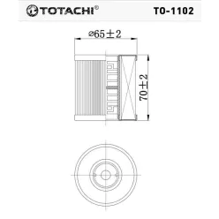 To-1102 Totachi olajszűrő SH4035P HU711/51X