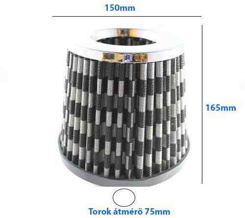 Sport levegőszűrő karbon mintás – (4303) LG-MT2501C