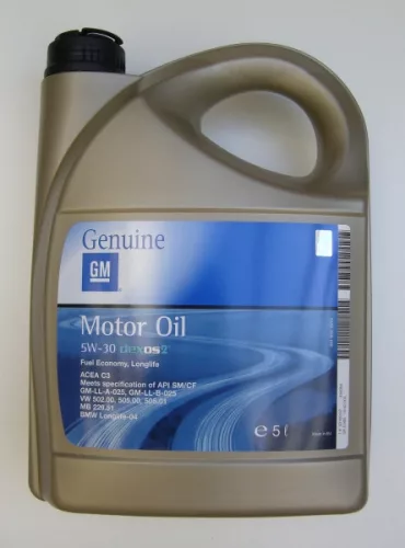 GM Opel 5W30 5L C3 505.01 MB229.51 Dexos2 (motorolaj)