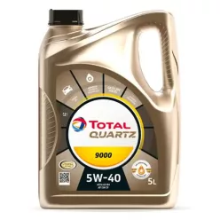   Total Quartz 9000 5W40 5L SN/CF A3/B4 Citroën B71 2296 MB226.5 VW505.00 RN710 Fiat 9.55535-M2 (motorolaj)
