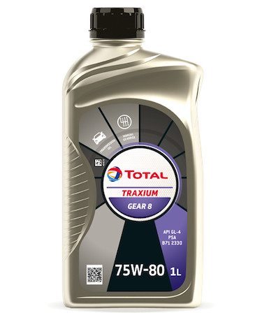 Total traxium gear 8 75w80  1l api gl4+,psa b71 2330 trans