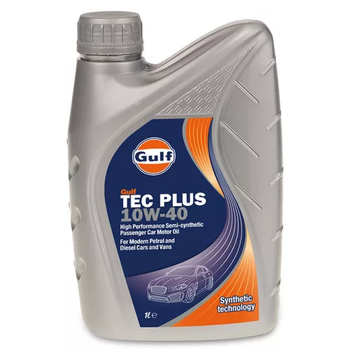 Gulf Tec Plus 10W40 1L API SN A3/B4 VW501.01 505.00 RN0710 (motorolaj)