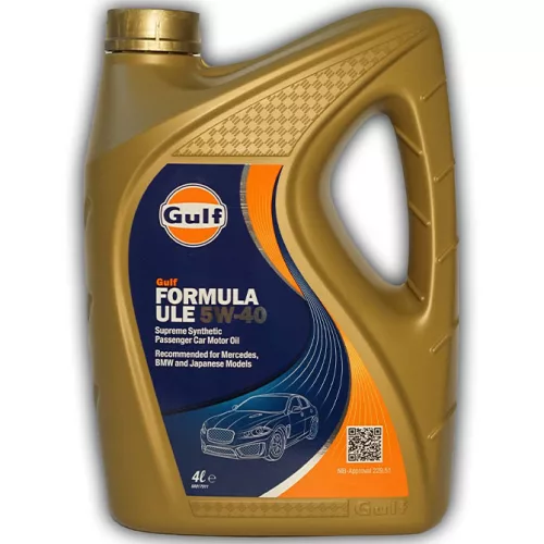 Gulf Formula ULE 5W40 4L API SN C3 VW 505.01 MB 229.51 WSS-M2C917-A 9.55535-S2 (motorolaj)