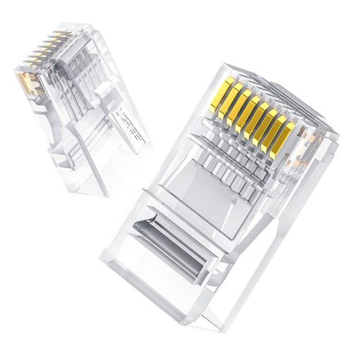 RJ45 Cat 6 dugó UGREEN 50961, 10 db (átlátszó)