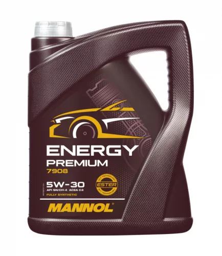 Mannol energy premium 5w30 5l 7908 full szintetikus sn/cf c3 505.01 dexos2 (motorolaj)