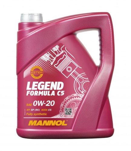 mannol legend formula c5 0w20 5l 7921 acea c5  mb 229.71 gm dexosd