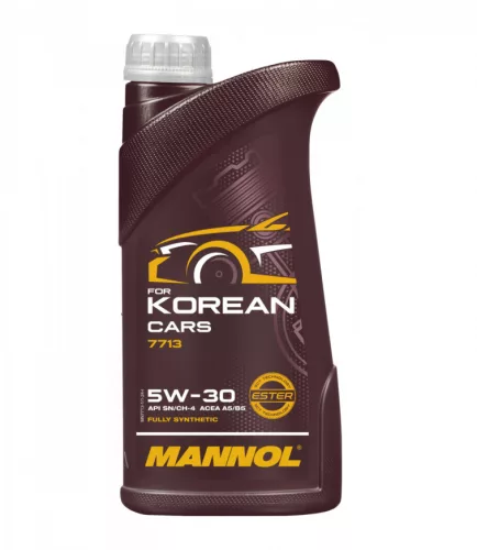 Mannol oem kia 5w30 1l hyundai 7713 api sn/ch-4 acea a3/b4 wss-m2c929-a wss-m2c946-a dexos1 gen2 (motorolaj)