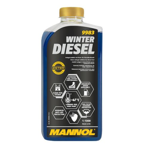 Mannol Winter Diesel Dermedésgátló Adalék, 1 liter