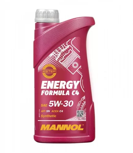 Mannol energy formula c4 5w30 1l 7917 renault acea c4, api sn, rn0720 mb 226.51 nissan (motorolaj)