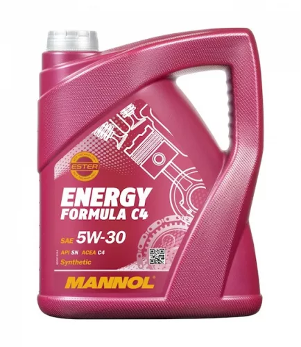 Mannol Energy Formula C4 5W30 5L 7917 Renault ACEA C4, API SN, RN0720 MB 226.51 Nissan (motorolaj)