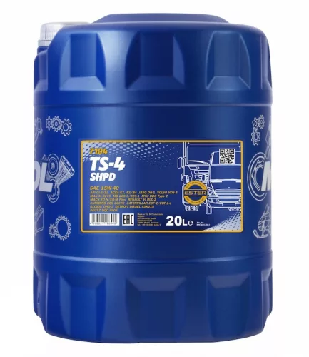 Mannol ts-4 extra shpd 15w40 20l 7104 api ci-4 plus api ci-4/ch-4/sl acea e7 acea a3/b4 jaso dh-1 (motorolaj)