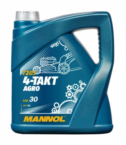 Mannol 4-Takt Fűnyíróolaj 4 ütem 4L 7203 4T Agro SAE30 HD30 (motorolaj)