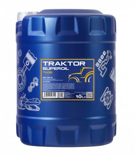 Mannol traktor superoil 15w-40 10l 7406 api sg/cd