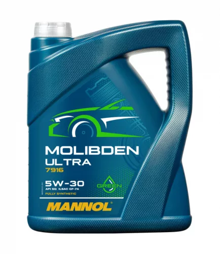 Mannol Molibden Ultra 5W-30 5 L (zöld)