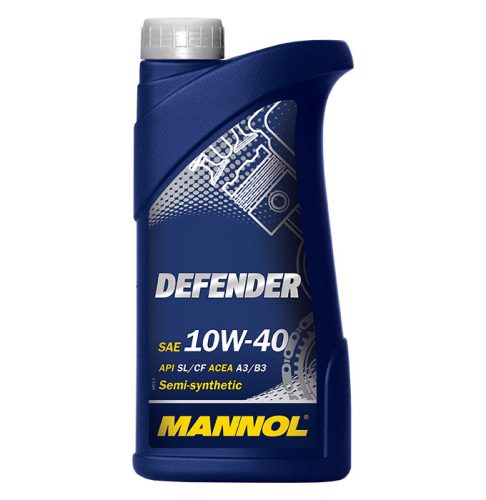 Mannol defender 10w40  1l 7507 olaj sl/cf a3/b3