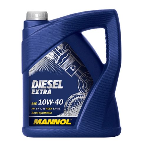 Mannol diesel extra 10w40  5l 7504 a3/b3 ch-4 502.00/505.00