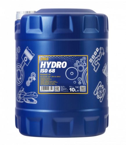 Mannol Hydro ISO 68 10L 2103 Hidraulika olaj DIN 51524 HM HLP (motorolaj)