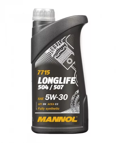 Mannol OEM VW 5W30 1L 7715 Skoda, Audi, C3 VW504.00/507.00, Dexos2 (motorolaj)