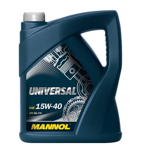 Mannol universal 15w40  5l 7405 olaj api sn/ch-4