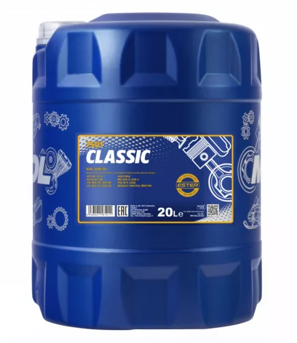 Mannol classic 10w40 20l 7501 sn/cf, a3/b4, rn0700, 505.00, 229.1 (motorolaj)