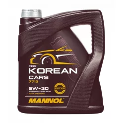   Mannol OEM Kia 5W30 4L Hyundai 7713 API SN/CH-4 ACEA A3/B4 WSS-M2C929-A WSS-M2C946-A Dexos1 Gen2 (motorolaj)