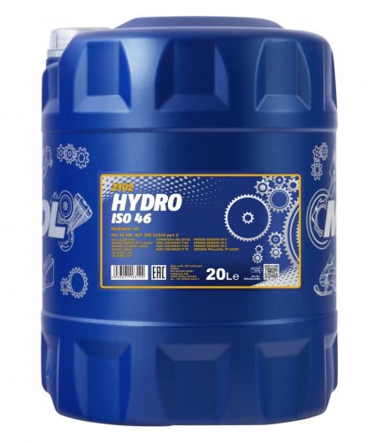 Mannol hydro iso 46      20l 2102 hidraulika olaj din 51524 hm hlp