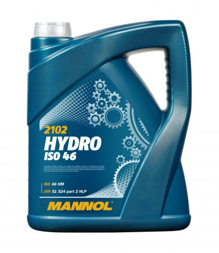 Mannol hydro iso 46       5l 2102 hidraulika olaj din 51524 hm hlp