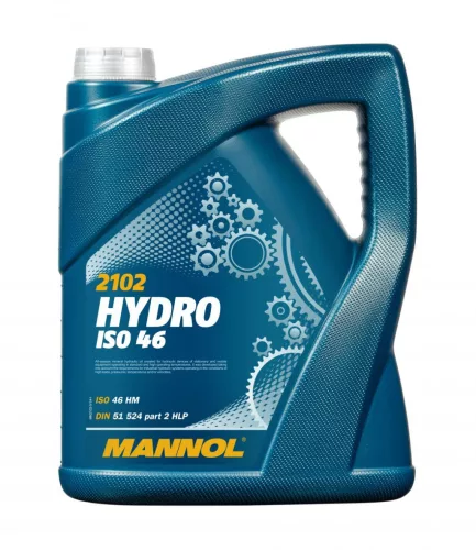 Mannol Hydro ISO 46 5L 2102 Hidraulika olaj DIN 51524 HM HLP (motorolaj)