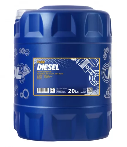 Mannol diesel 15w40 20l 7402 cf-4/cf/sl acea e3/b3/a3 vds man3275 (motorolaj)